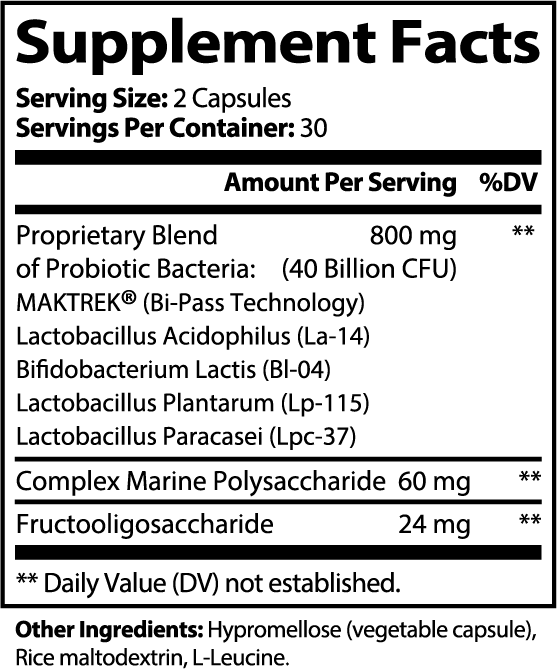 Sente Wellness 40 Billion Advanced Probiotic Complex